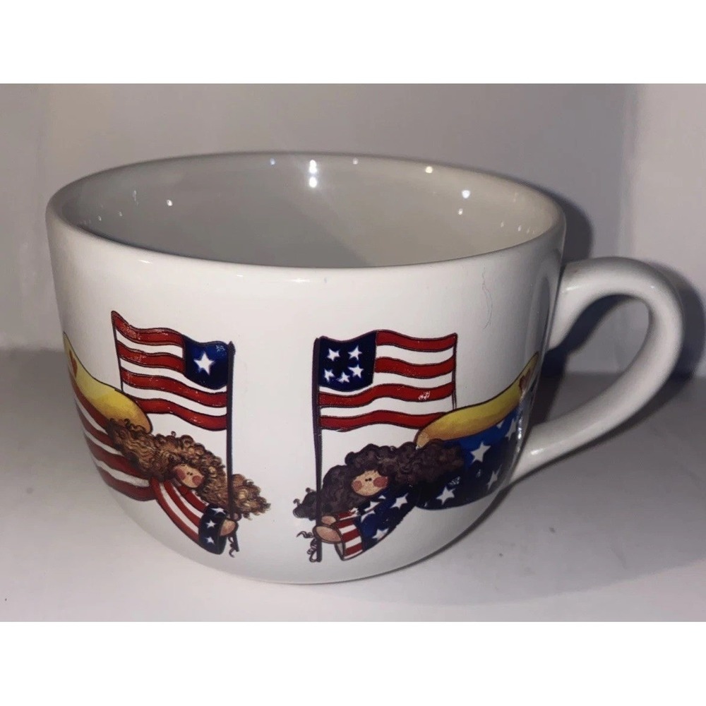 American Angel Coffee Tea Soup Large Mug